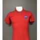 POLO FEMININA VERMELHA COM LOGO NASA 01