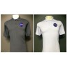 POLO MASCULINA COM LOGO DA NASA